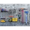 Triton Products 30 pc LocHook Assortment & Hanging Bin System W/ (2) 18" W x 36" H Gray Steel Square Hole Pegboards LB18-GKit - alternate 5